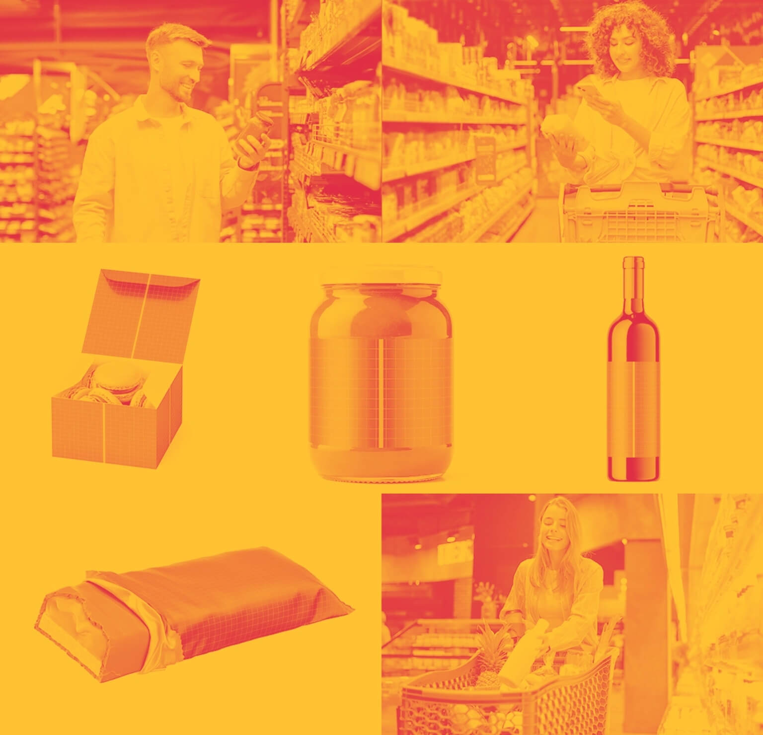 Branduri alimentare create să cucerească raftul.